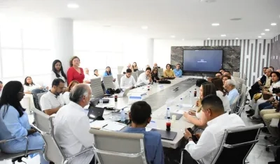 Sesión del Consejo Superior de la Universidad del Atlántico. 