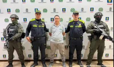 Javier Arley Serna Areiza, alias 'Mono Milicio'.