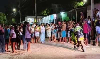 Barrio Villa Esperanza donde se registró el homicidio. 