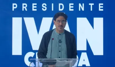 El candidato Iván Cepeda.
