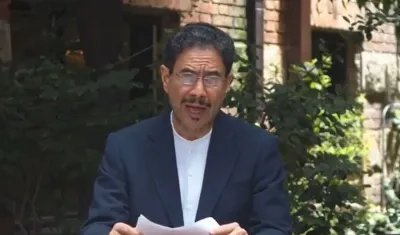 El candidato presidencial Iván Cepeda.