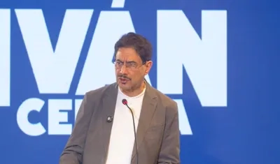 El candidato Iván Cepeda.