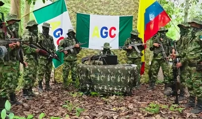 Integrantes del 'Clan del Golfo'. 