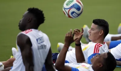 Colombia entrena en el Miami Inter CF Stadium de Fort Lauderdale, Florida, US.