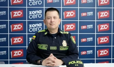 Comandante de la Policía de Barranquilla, General Miguel Camelo.