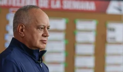 Diosdado Cabello, ministro del Interior de Venezuela. 