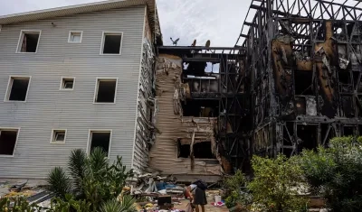 Edificios que hacían parte del programa Misión Vivienda de Hugo Chávez destruidos tras los terremotos