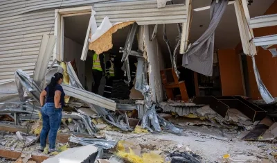 Edificios que hacían parte del programa Misión Vivienda de Hugo Chávez destruidos tras los terremotos