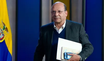 El ministro Delegatario con funciones presidenciales, Germán Ávila