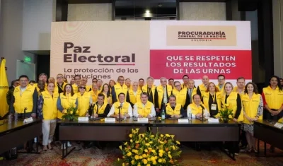 El procurador y otros organismos de control que trabajarán en elecciones