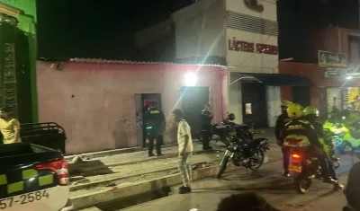 Lugar donde sucedió la masacre en Los Olivos.