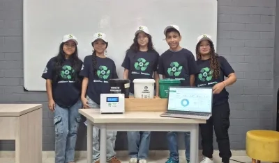 Estudiantes barranquilleros en Chile. 