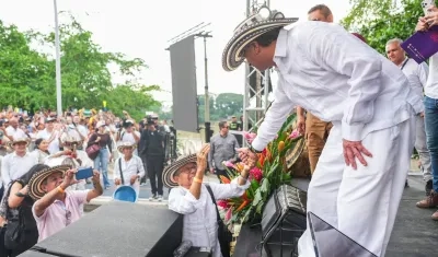 Gustavo Petro, en Ciénaga de Oro