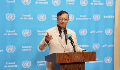 Gustavo Petro, en las Naciones Unidas.