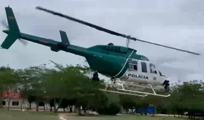 Halcón de la Policía Metropolitana de Barranquilla. 