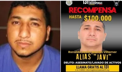 Ronald Javier Macías Villamar, hermano del narcotraficante José Adolfo Macías Villamar (Fito).