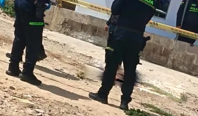 La Policía acordó el aérea donde se presentó el crimen. 