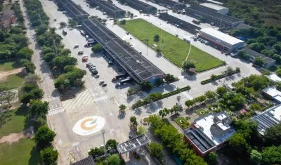 Imagen aérea de la Central de Abastos Granabastos