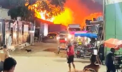 Incendio en Rebolo.