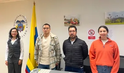 Instalación del puesto de votación en Auckland, Nueva Zelanda.