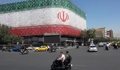 Plaza Enqelab de Teherán, Irán. 