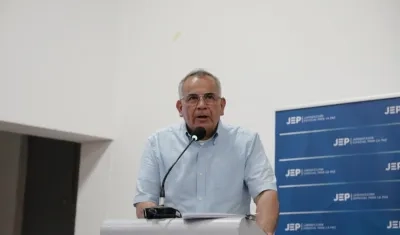 Teniente coronel retirado del Ejército, Germán León Durán.