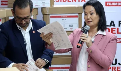 Keiko Fujimori. 