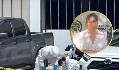Lugar de los hechos y Mayra Alejandra Vera Duarte, alias 'La mona'.