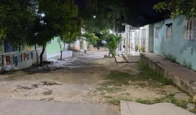 Aspecto del barrio Abajo, en el municipio de Malambo. 