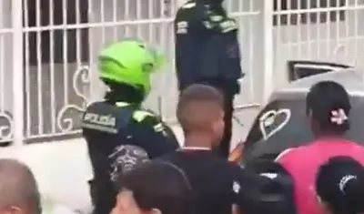 Lugar del atentado en Portal de Las Moras