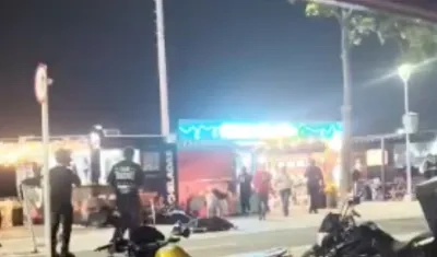El prestamista quedó muerto en el lugar de los hechos, en pleno Malecón del Río. 