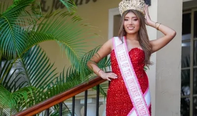 María Paz Chamorro, representante de Colombia en el Miss Teen of the Universe Colombia 2026.