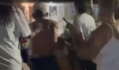 Momento en el que fue asesinado Miguel Angel Olivero
