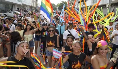 Día Internacional de Orgullo LGBTIQ+ en Barranquilla.