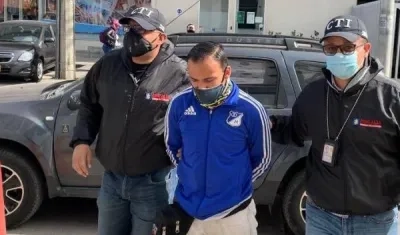 Óscar Alexander Márquez Rojas, uno de los patrulleros.