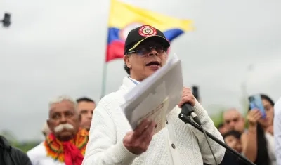 El Presidente Gustavo Petro.