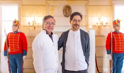 Gustavo Petro e Iván Cepeda.