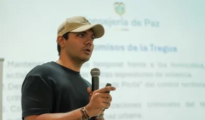 Camilo Pineda, delegado del Gobierno Nacional para el Espacio de Conversación Sociojurídico de Barranquilla de la Consejería de Paz.