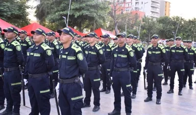 Policía Metropolitana de Barranquilla. 