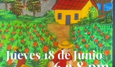 Walford Pérez presenta su primera exposición de arte inspirada en la agricultura 