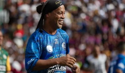 El legendario exfutbolista brasileño Ronaldinho Gaúcho.
