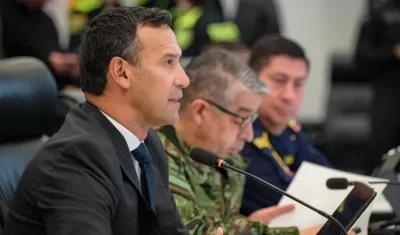 El Ministro de Defensa, Pedro Sánchez.