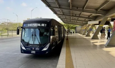 Transmetro amplía las paradas de la ruta S40 que conecta el sur de Barranquilla con Soledad.