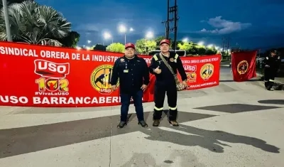 Imagen del inicio del paro.