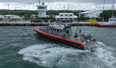 Una de las dos embarcaciones involucradas en el accidente