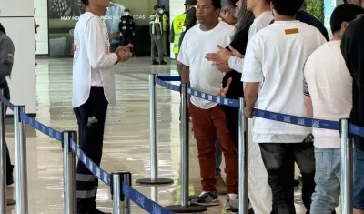 Los venezolanos que regresaron.