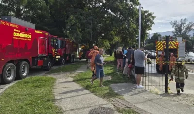 Zona del Accidente en Río de Janeiro