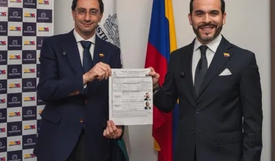Abelardo De la Espriella, candidato presidencial. 