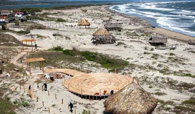 Avance de obras en Punta Astilleros. 