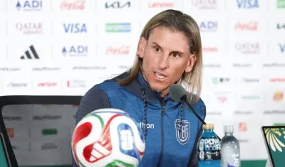 El argentino Sebastián Beccacece, entrenador de la selección ecuatoriana. 